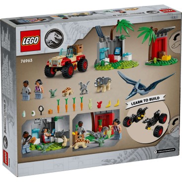 LEGO Jurassic World 76963 Dinosauruspoikasten pelastuskeskus