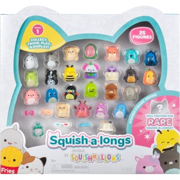 Squishmallows Squish-a-longs 25-pack 2,5 cm hahmo