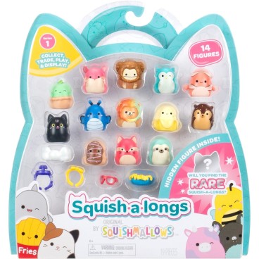 Squishmallows Squish-a-longs 14-pack 2,5 cm hahmo