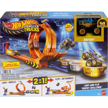 Hot Wheels Monster Trucks Loop & Flip Trophy Challenge autorata