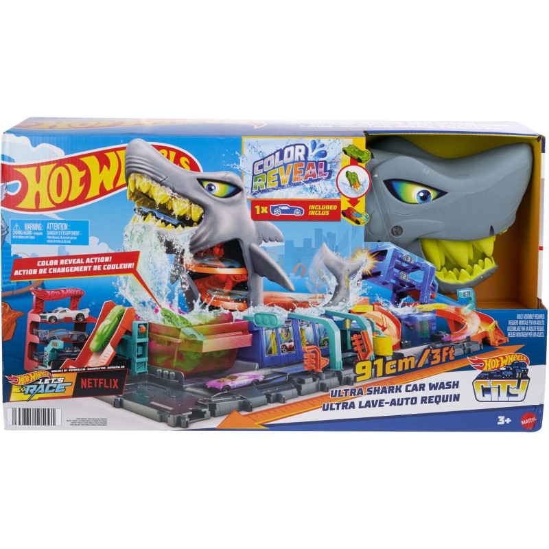 Hot Wheels Ultra Shark Car Wash autopesula