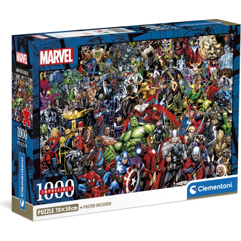Clementoni Impossible Marvel 1000p palapeli