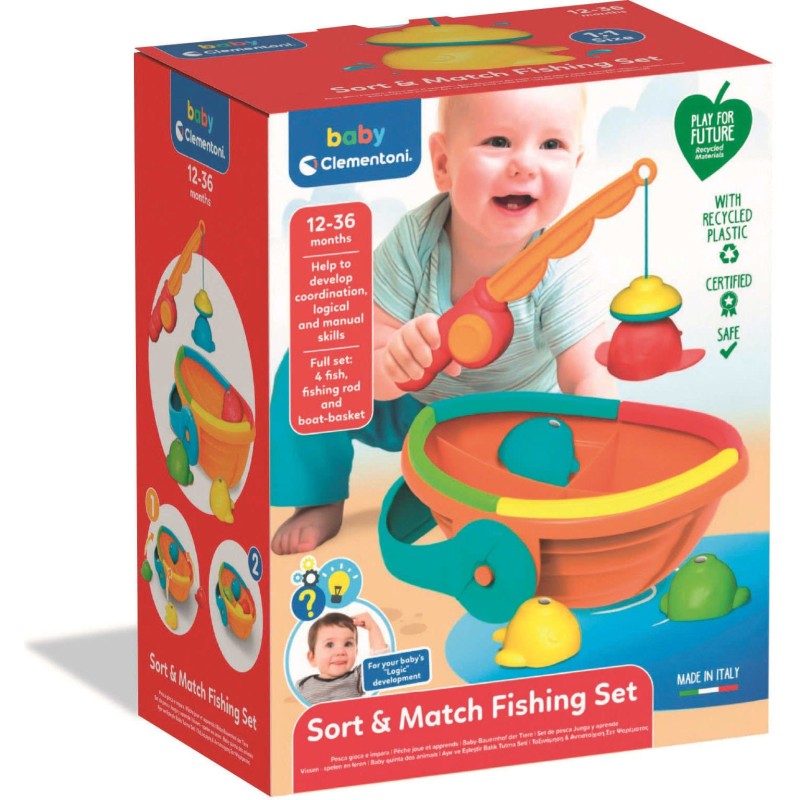 Clementoni Sort & Match Fishing Set kalastuspeli