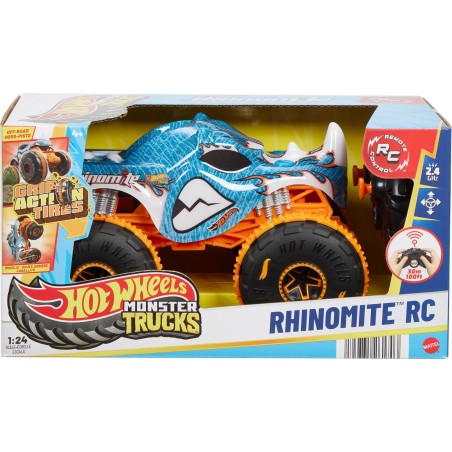 Hot Wheels Monster Trucks Rhinomite RC 1:24 radio-ohjattava auto