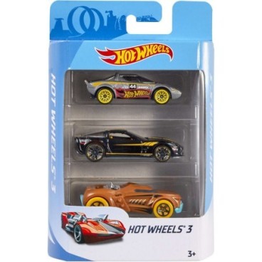 Hot Wheels 3-pack pikkuauto (lajitelma)