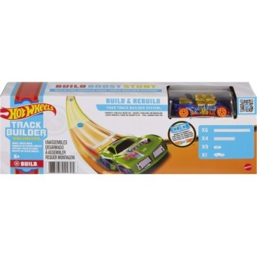 Hot Wheels Track Builder Basic Track With Car Pack autorata