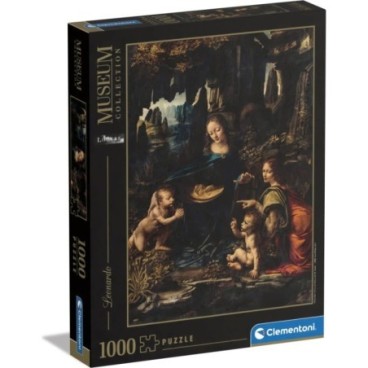 Clementoni Museum Louvre Leonardo - The Virgin of the Rocks 1000p palapeli