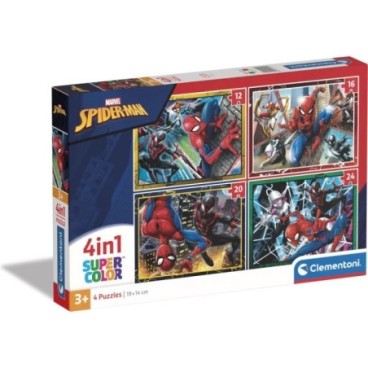 Clementoni Spider-Man 4-in-1 palapeli