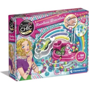 Clementoni Crazy Chic Rainbow Bracelets korusetti