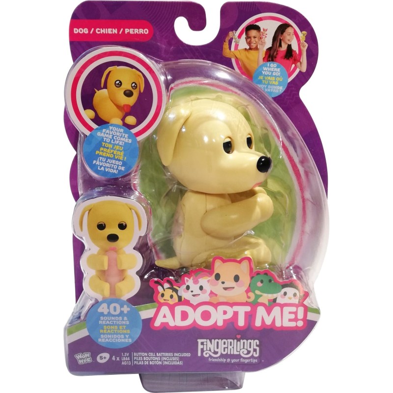 Fingerlings x Adopt Me Dog interaktiivinen koira