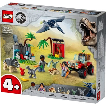 LEGO Jurassic World 76963 Dinosauruspoikasten pelastuskeskus