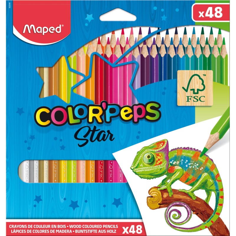 Maped Color Peps 48kpl puuvärikynä