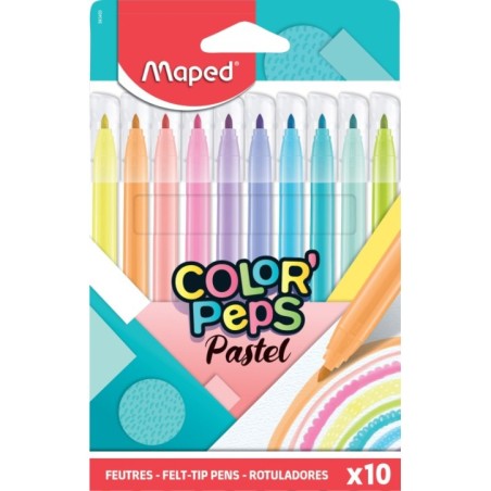 Maped Pastel 10kpl huopakynä