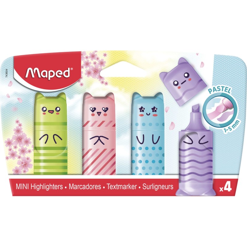 Maped Pastel 4 kpl minikorostuskynä