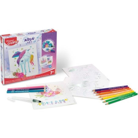 Maped Aqua Art Unicorns askartelusarja