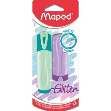 Maped Glitter 2kpl korostuskynä