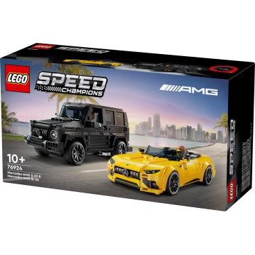 LEGO Speed Champions 76924 Mercedes-AMG G 63 ja Mercedes-AMG SL 63