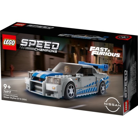 LEGO Speed Champions 76917 2 Fast 2 Furious Nissan Skyline GT-R (R34)