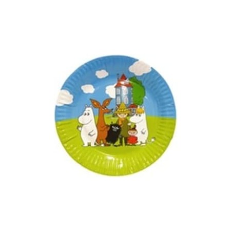 Muumi 18 cm 8 kpl pahvilautanen