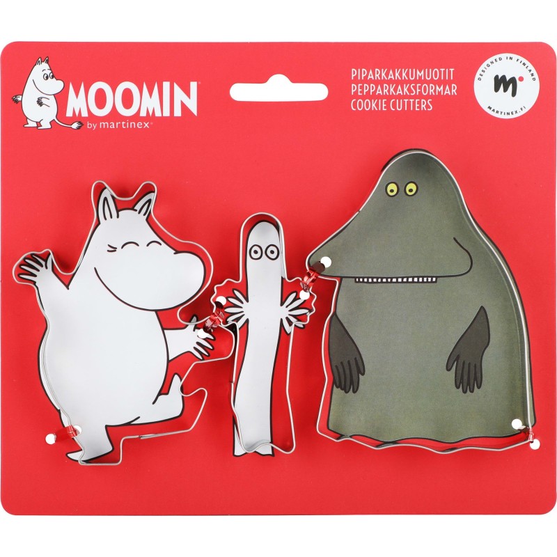 Moomin by Martinex 3kpl Muumi piparimuottisetti