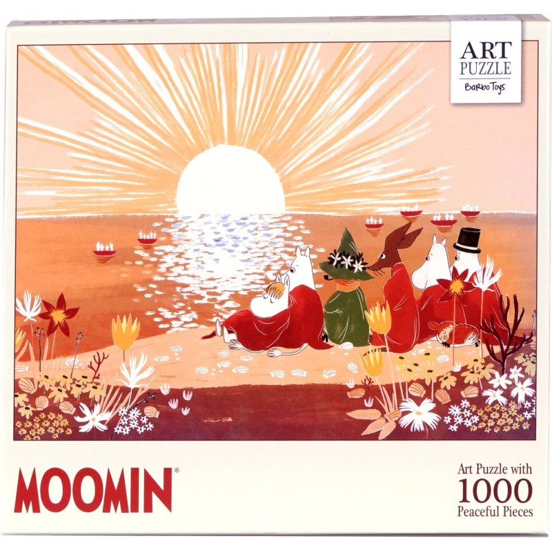Muumi punainen 1000p taidepalapeli