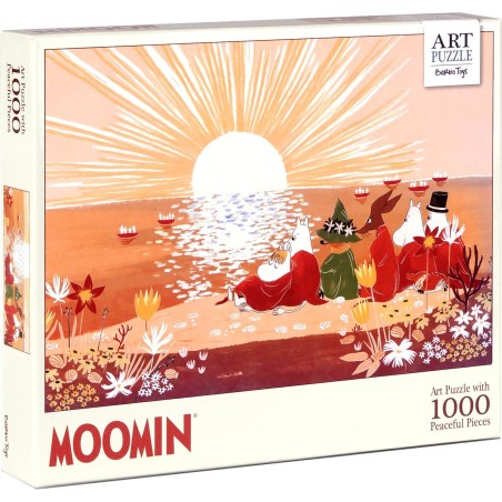 Muumi punainen 1000p taidepalapeli