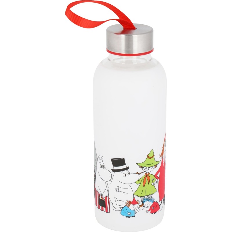 Moomin by Martinex Muumi Hahmot 4,5dl lasi-silikoni juomapullo