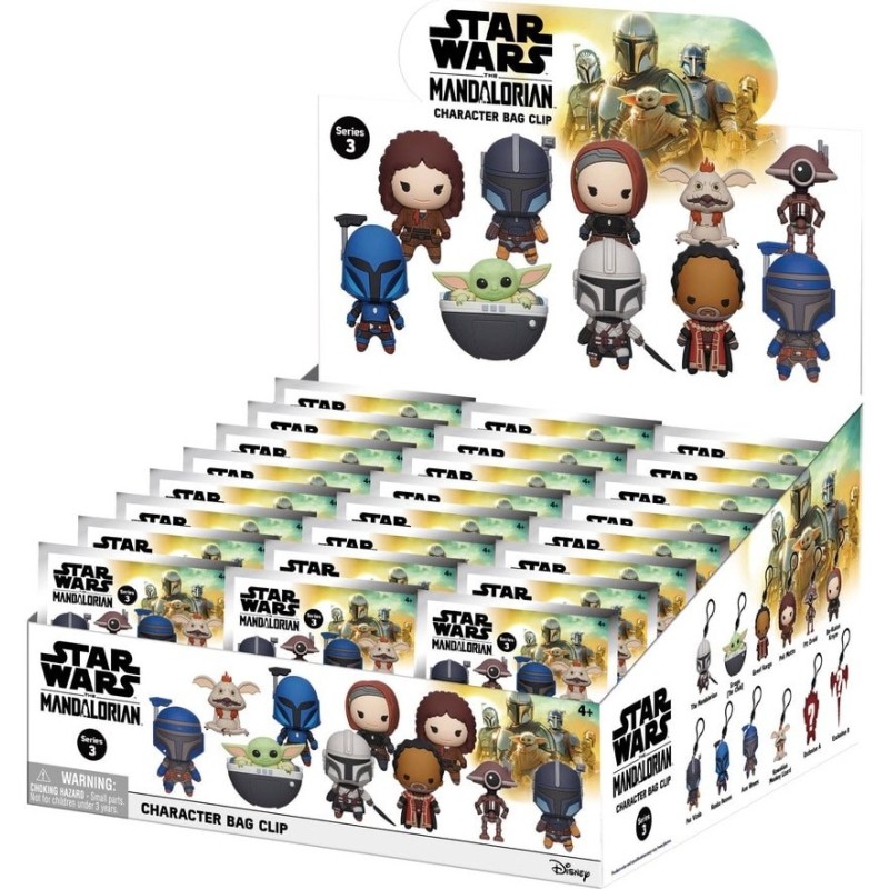 Star Wars Mandalorian 3D laukkukoriste / avaimenperä