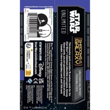 Star Wars Unlimited: Shadows of the Galaxy Booster keräilykortit