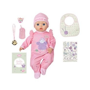 Baby Annabell Shoes gold + insoles 43cm