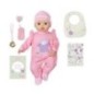 Baby Annabell Shoes gold + insoles 43cm