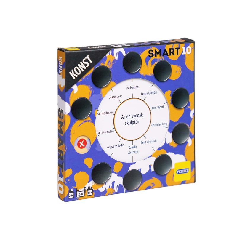 Smart10-frågekort Konst (svenska)