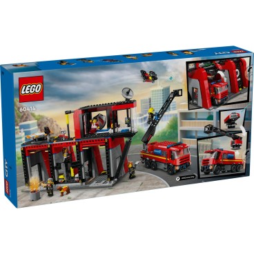 LEGO City Fire 60414 Paloasema ja paloauto