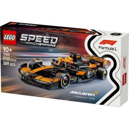 LEGO Speed Champions 77251 McLaren F1 Team MCL38 ‑kilpa-auto