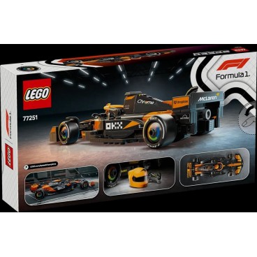 LEGO Speed Champions 77251 McLaren F1 Team MCL38 ‑kilpa-auto