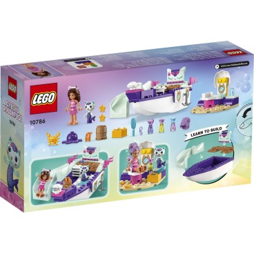 LEGO Gabby's Dollhouse 10786 Gabbyn ja Merikatin laiva ja kylpylä