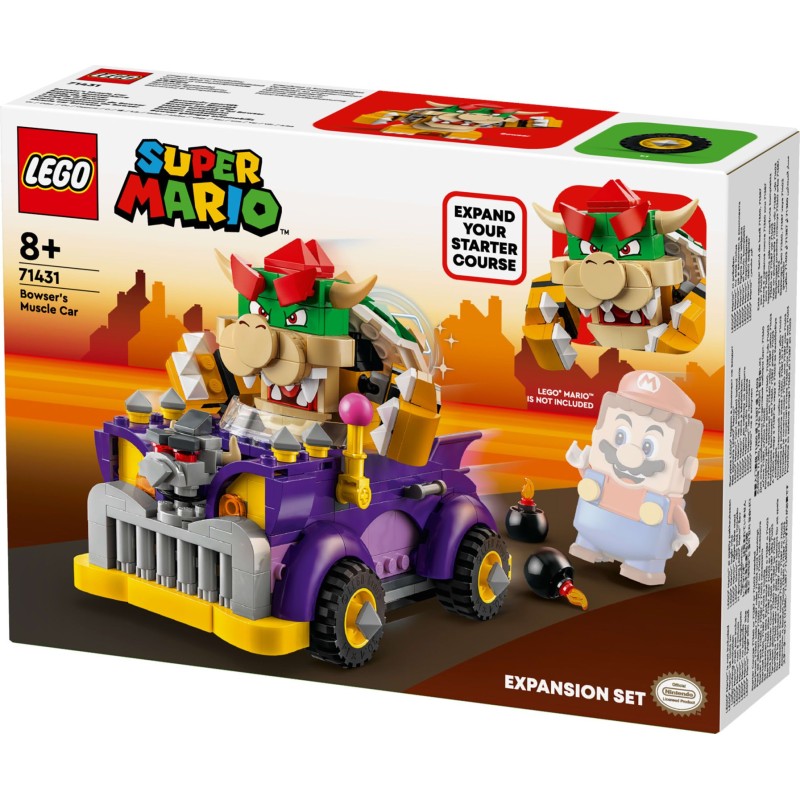 LEGO Super Mario 71431 Bowserin muskeliauto ‑laajennussarja
