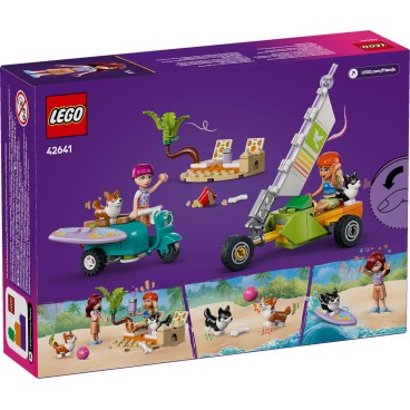 LEGO Friends 42641 Surffikoirat ja skootteriseikkailu