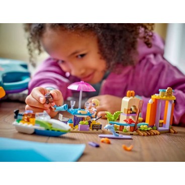 LEGO Friends 42672 Loma‑ ja rantarakennelmat matkalaukussa