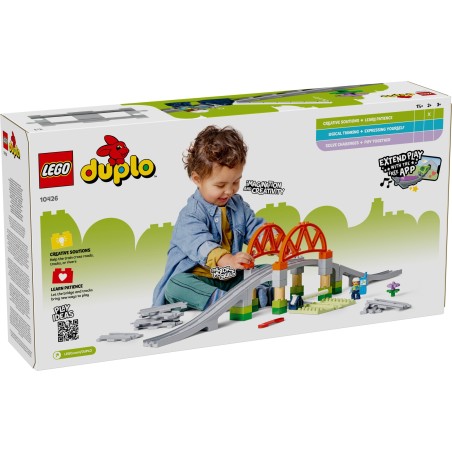LEGO DUPLO Town 10426 Silta ja raiteet ‑laajennussarja