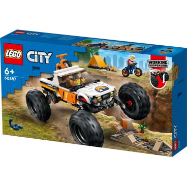 LEGO City Great Vehicles 60387 Seikkailuja nelivetomaasturilla