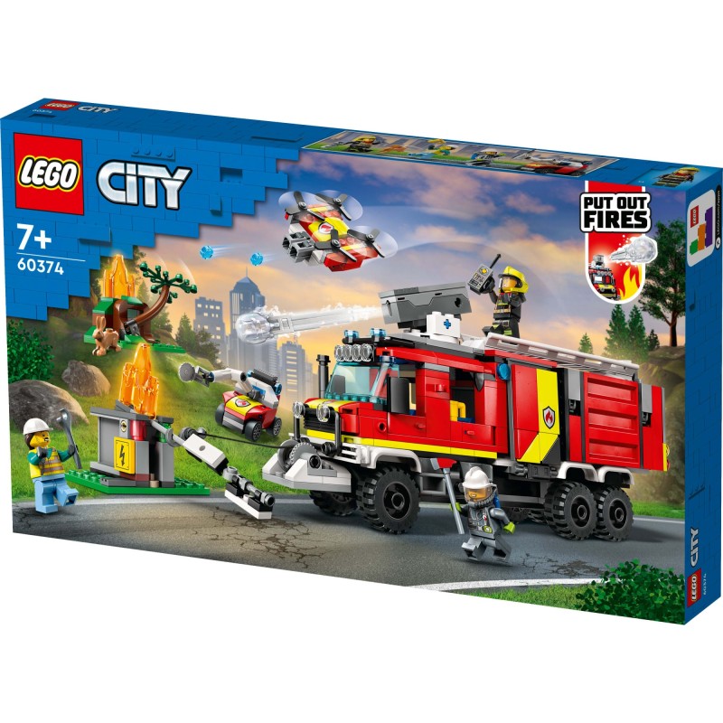 LEGO City Fire 60374 Palokunnan johtoauto