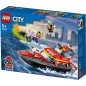 LEGO City Fire 60373 Palokunnan pelastusvene