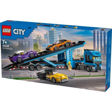 LEGO City Big Vehicles 60408 Urheiluautojen kuljetusauto