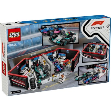 LEGO City Formula 1 60444 F1®-talli ja Mercedes-AMG‑ ja Alpine-autot