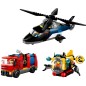 LEGO City Great Vehicles 60462 Helikopteri, paloauto ja sukellusvene yhdessä