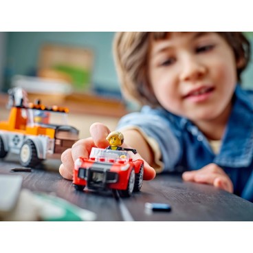LEGO City Great Vehicles 60435 Hinausauto ja urheiluautokorjaamo