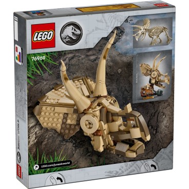 LEGO Jurassic World 76969 Dinosaurusfossiilit: Triceratopsin kallo