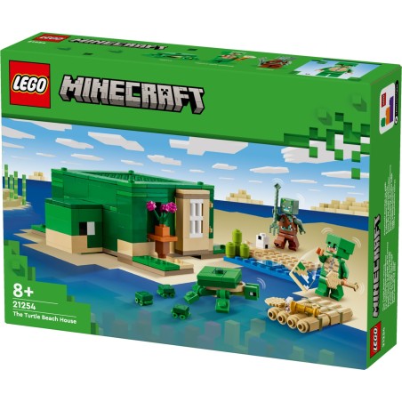 LEGO Minecraft 21254 Kilpikonnarannan talo