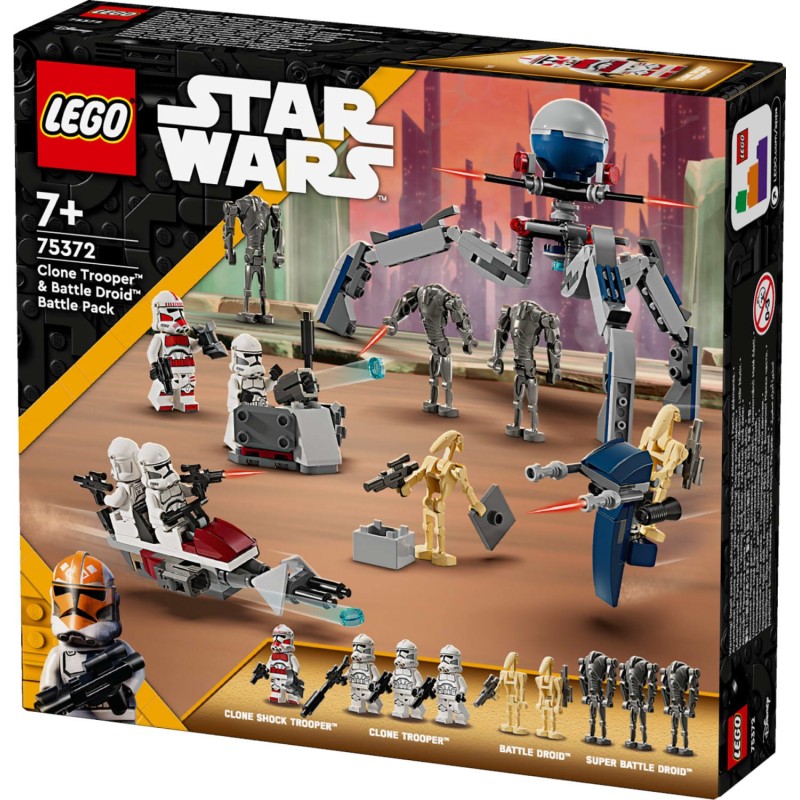 LEGO Star Wars 75372 Kloonisoturin ja taisteludroidin taistelupakkaus